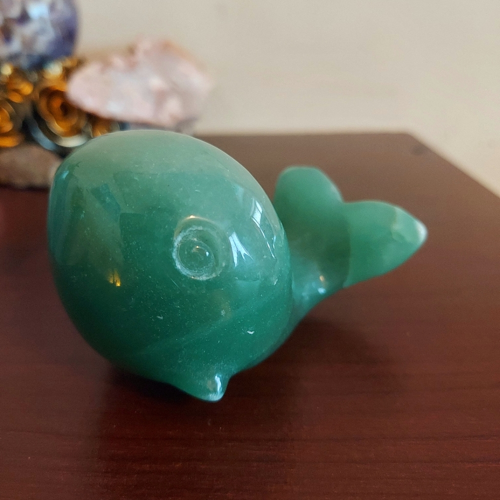 Aventurine Crystal Whale